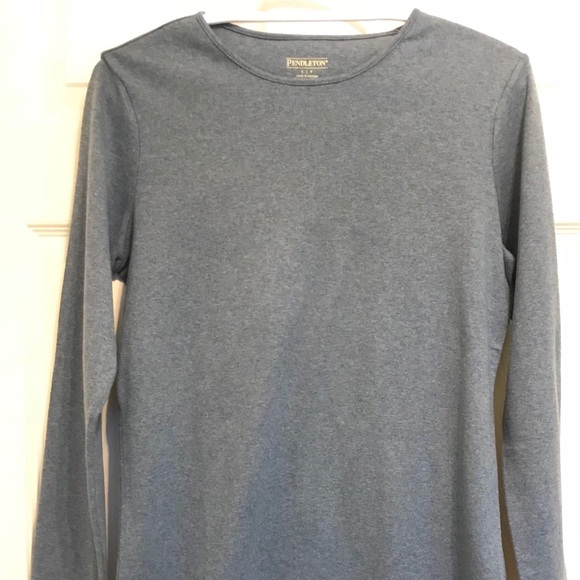 Pendleton Long Sleeve Grey Top. Size S/P. NWT - Picture 1 of 5